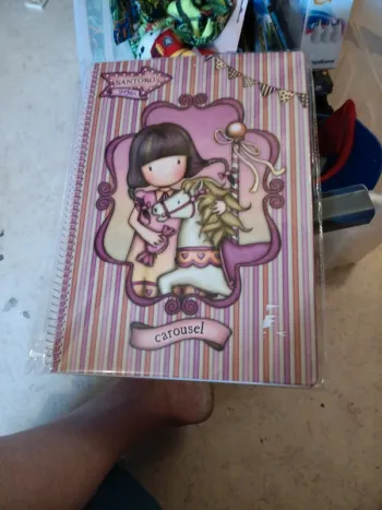 Cahier à spirale petit carreaux santoro gorjuss pas vinted go
