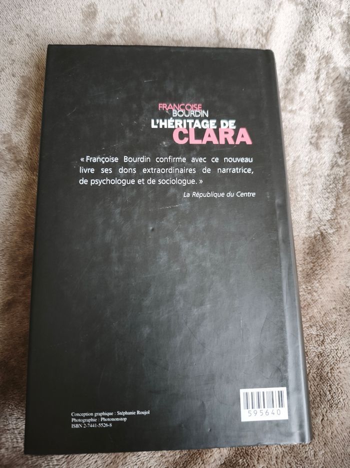 Livre l héritage de Clara - photo numéro 2