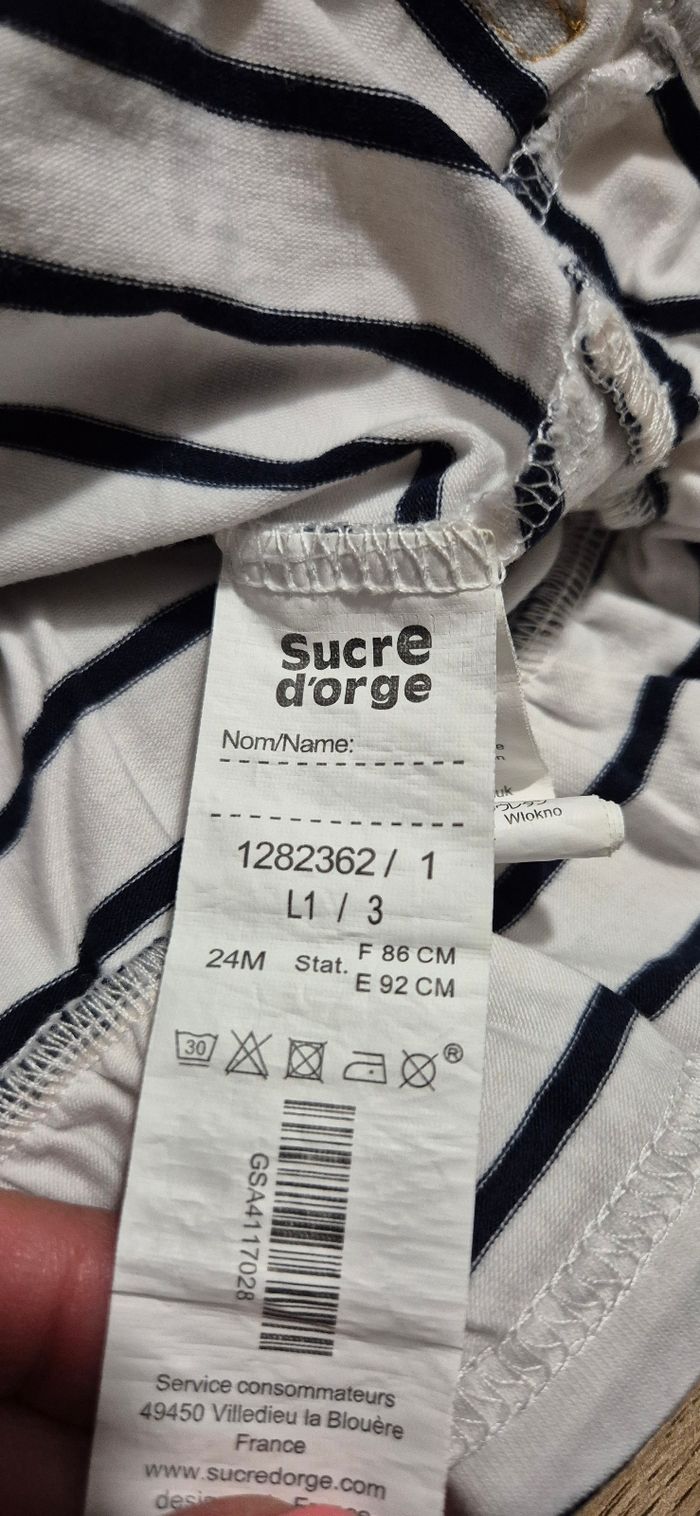 T-shirt MC rayé 24 mois - photo numéro 6