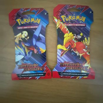 Le lots 2 booster Pokémon rivalités destinées neuf