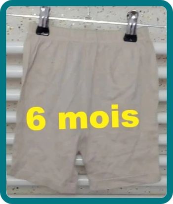 Short beige Pick Ouic Taille 6 mois