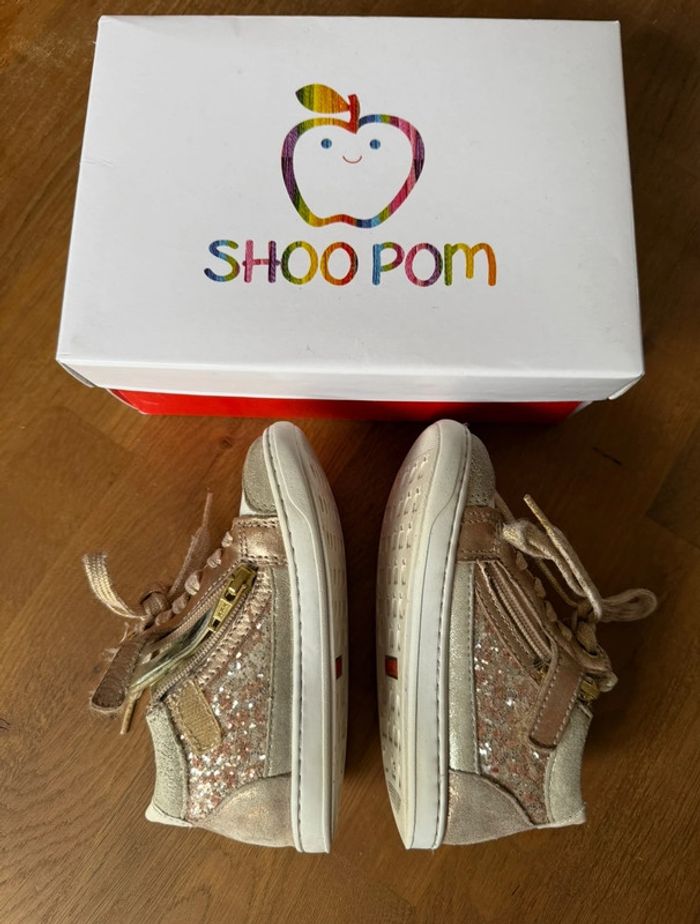 Shoopom paillettes rose - taille 25 - photo numéro 4