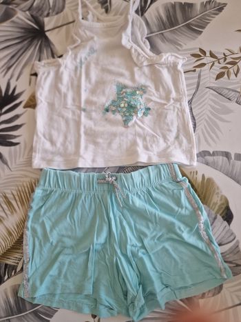 Ensemble short débardeur 3ans