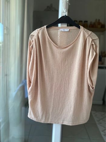 Haut top beige Mango 38