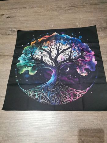 Nappe de tarot ou divinatoire arbre de vie