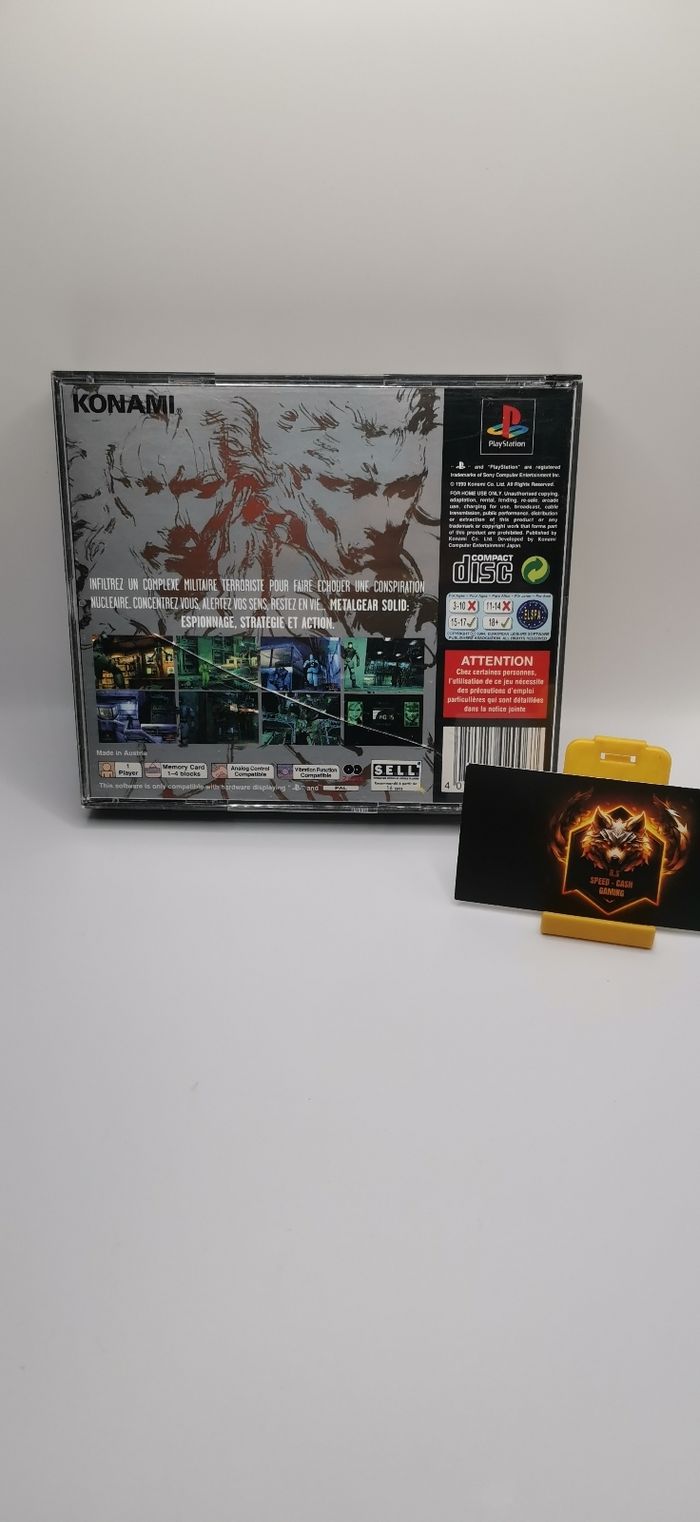 METAL GEAR SOLID PS1 - photo numéro 3
