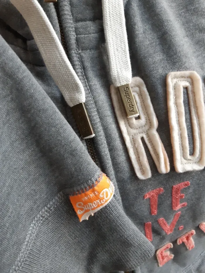 Gilet zippé à capuche Superdry T40 - photo numéro 8