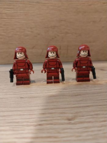 Figurines type lego custom 3 gardes de sécurité de Naboo star wars