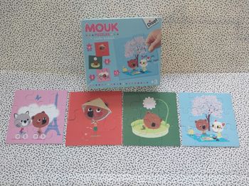 puzzle enfant mouk evolutif diset 4 puzzles complet 3 ans