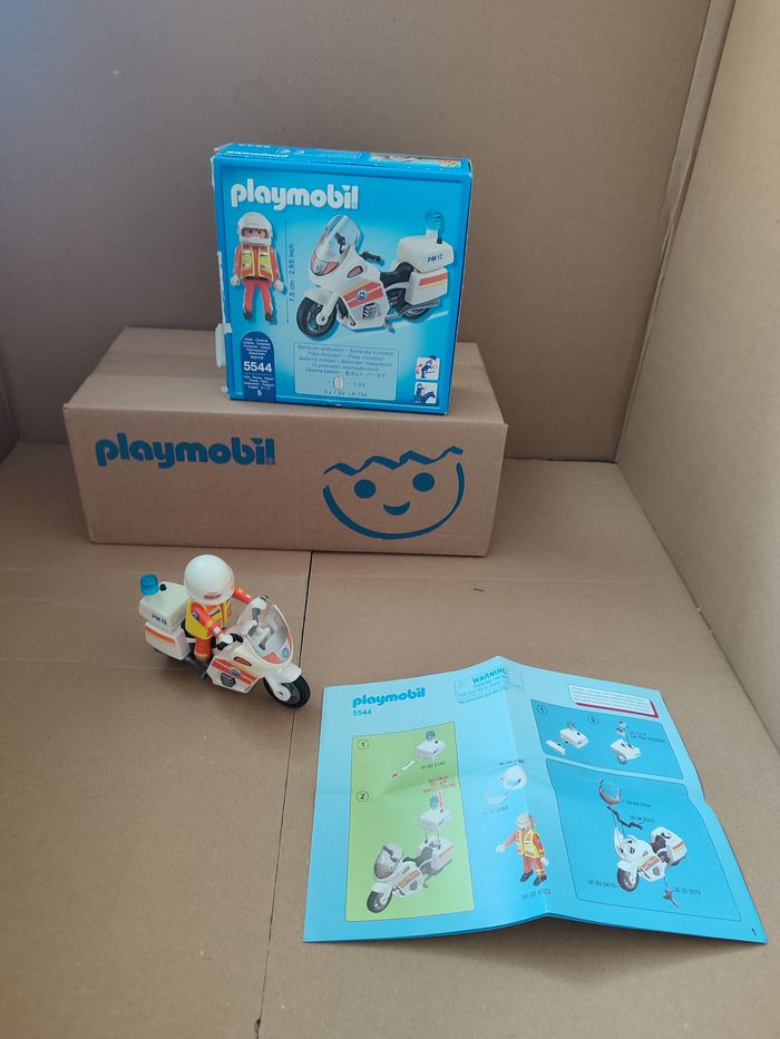 Playmobil 5544 moto de secours - occasion - photo numéro 2