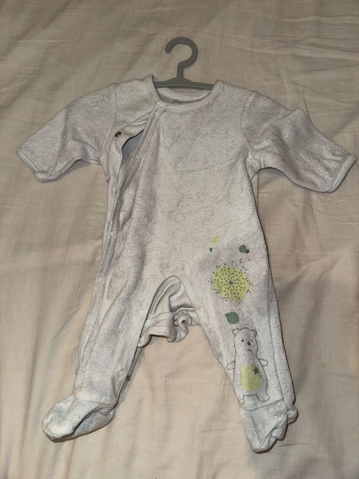 Pyjama bébé 1 mois