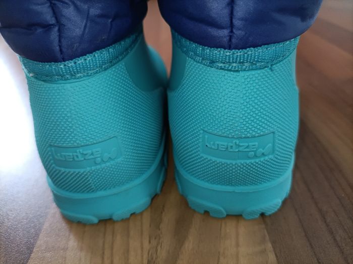 Bottes de ski bleu marine et turquoise 20/21 Decathlon - photo numéro 5