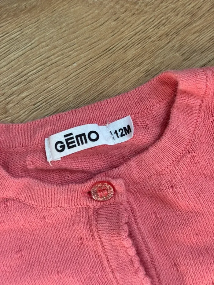 Gilet corail Gémo - photo numéro 2