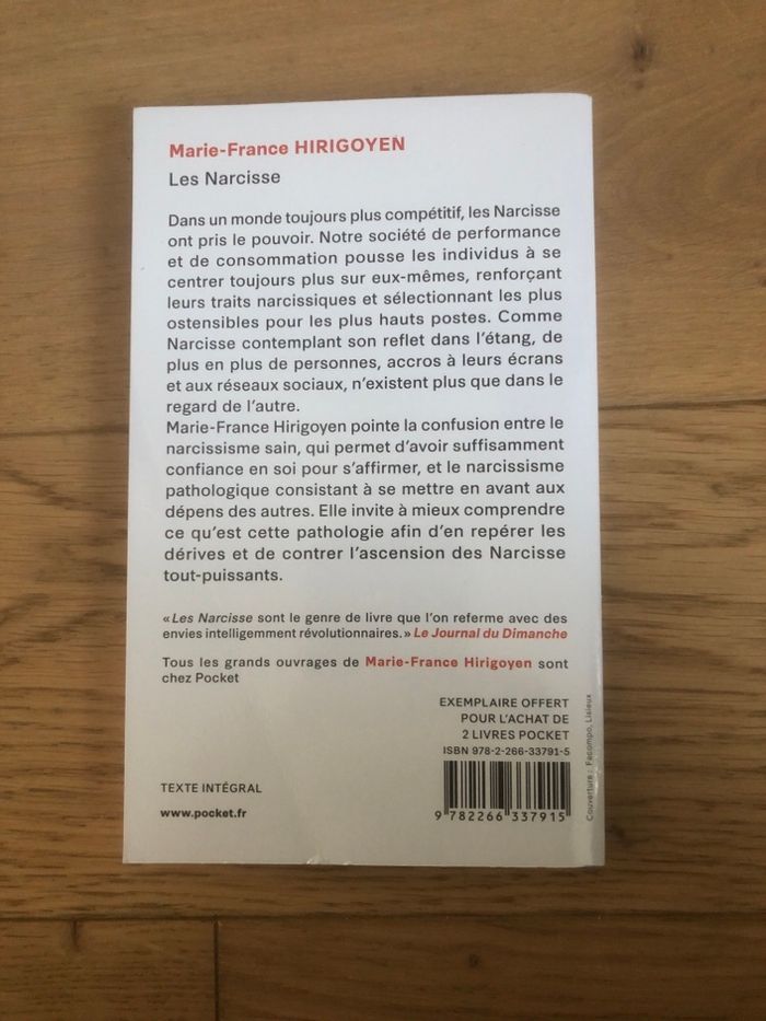 Les narcisse - Marie France Hirigoyen - photo numéro 2