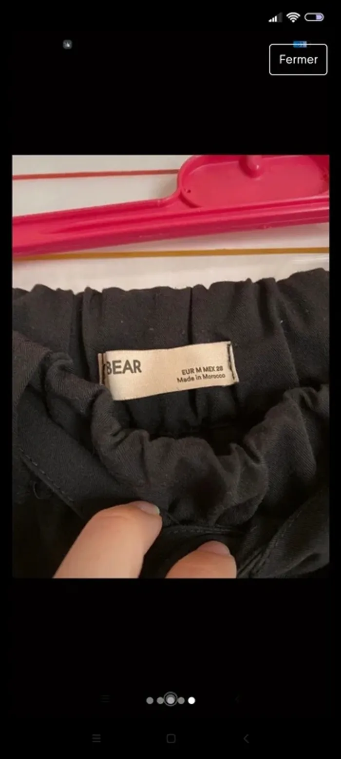 Pantalon noir et moutarde M Pull & Bear - photo numéro 5