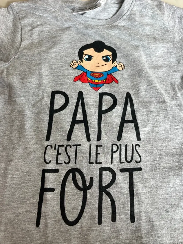 Tee-shirts Papa 3 ans - photo numéro 3