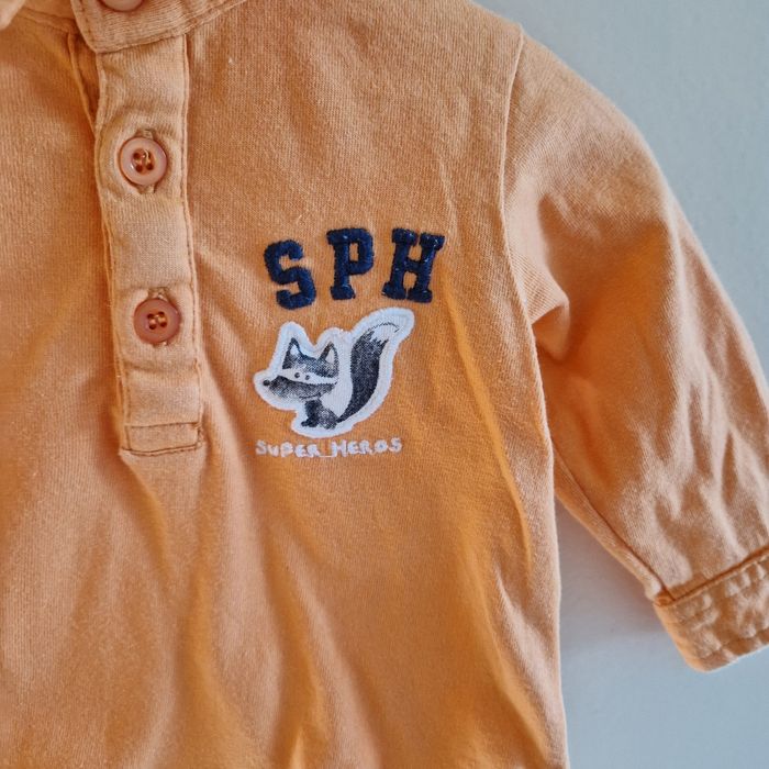 3 mois polo orange - photo numéro 2
