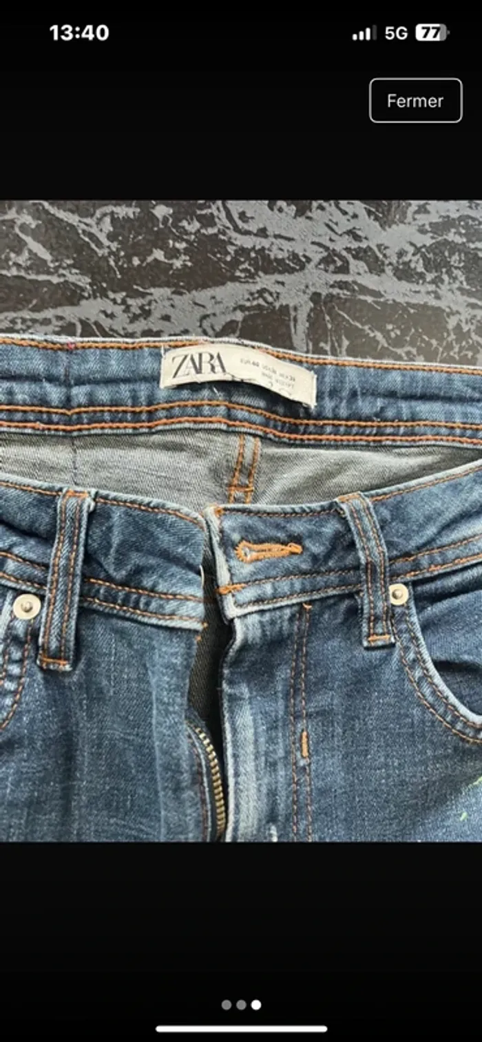 Jeans Zara 40 - photo numéro 3