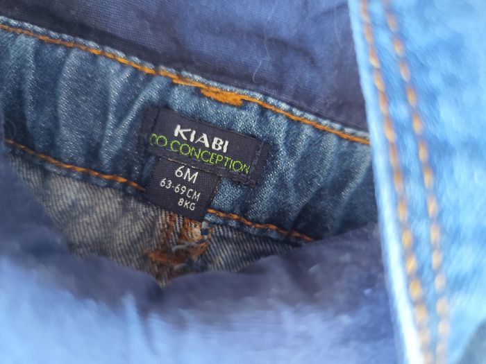 Salopette en jeans Kiabi, taille 6 mois 👣 - photo numéro 5