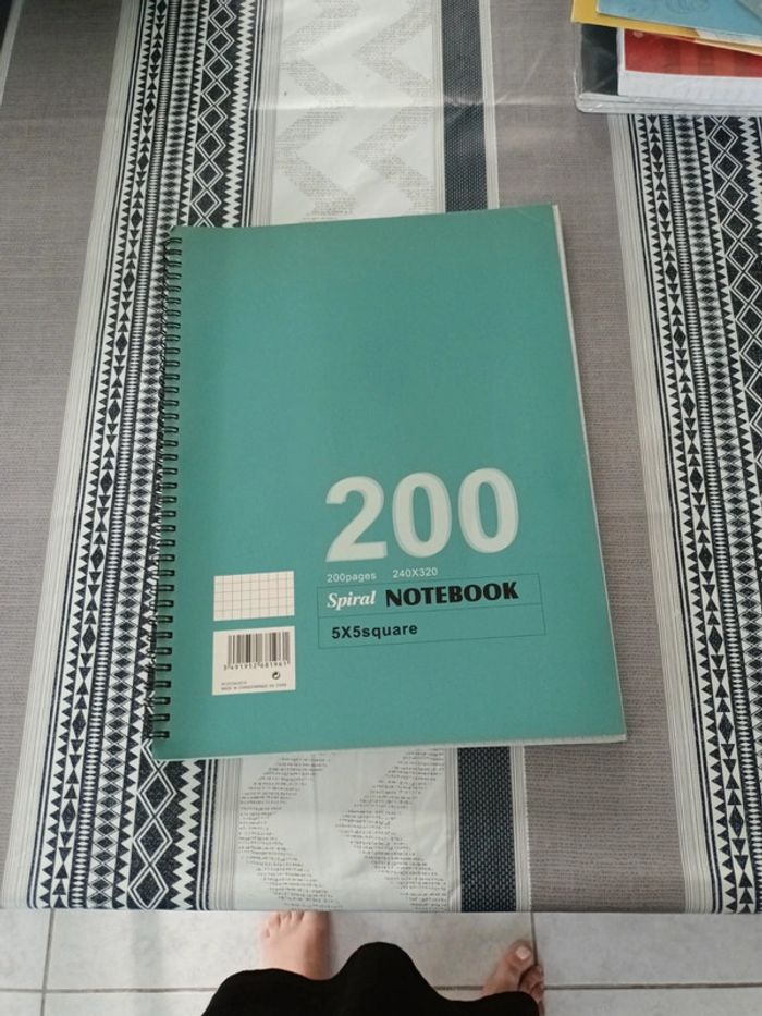 Cahier spiral 24x32