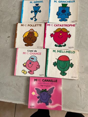 Lot de livres monsieur madame