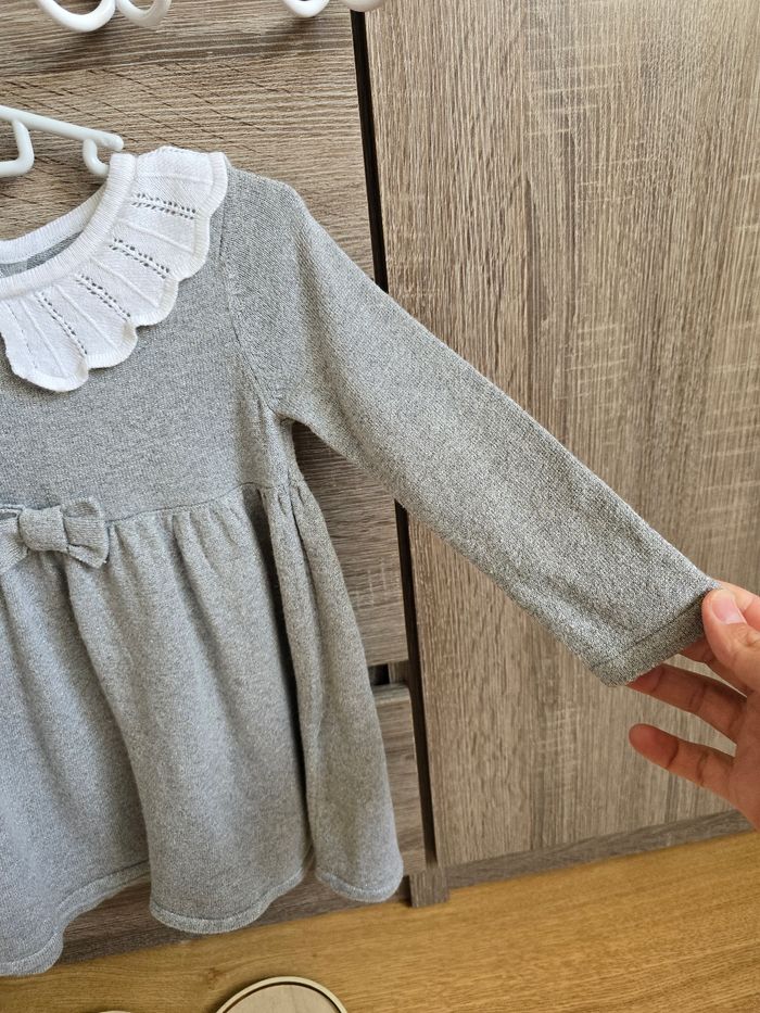 Vêtement Bébé Fille - Robe grise - Sergent Major - 18 mois 80 cm - photo numéro 3