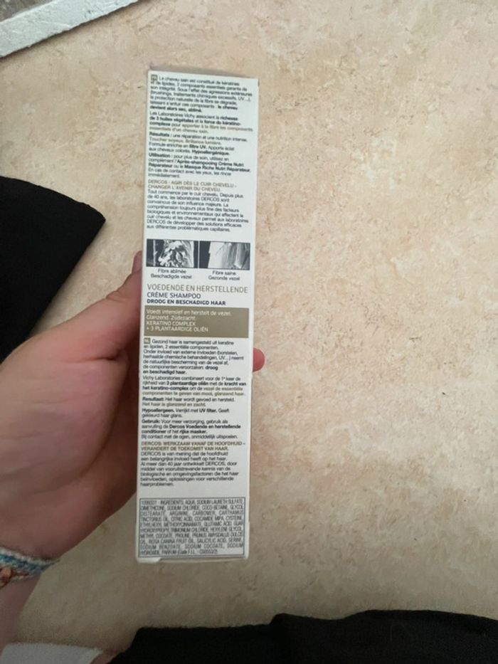 Vichy Dercos Shampoing Réparateur – 200ml Neuf - photo numéro 2