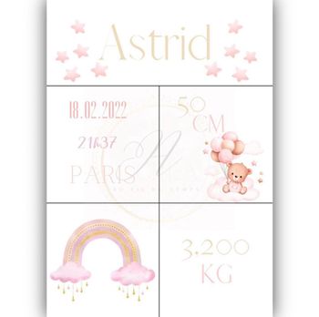 Affiche personnalisée  A4