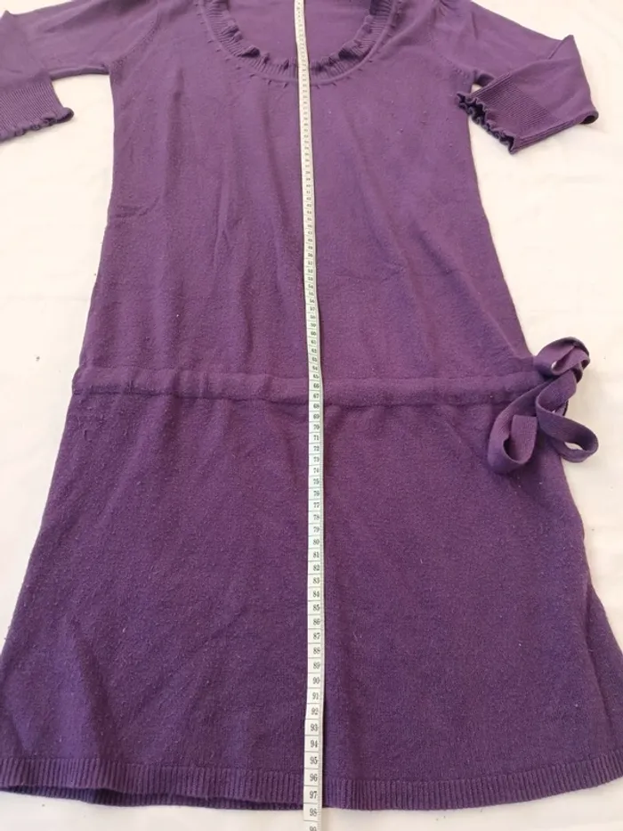 Robe violette Sud Express taille L très bon état - photo numéro 4