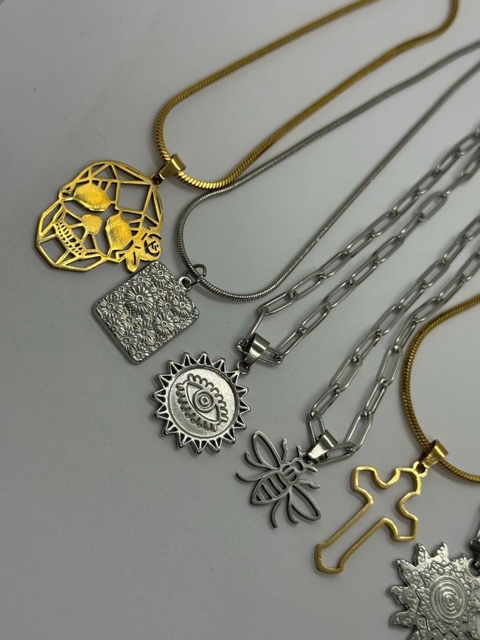 Lot idéal revendeur collier acier inoxydable - photo numéro 3