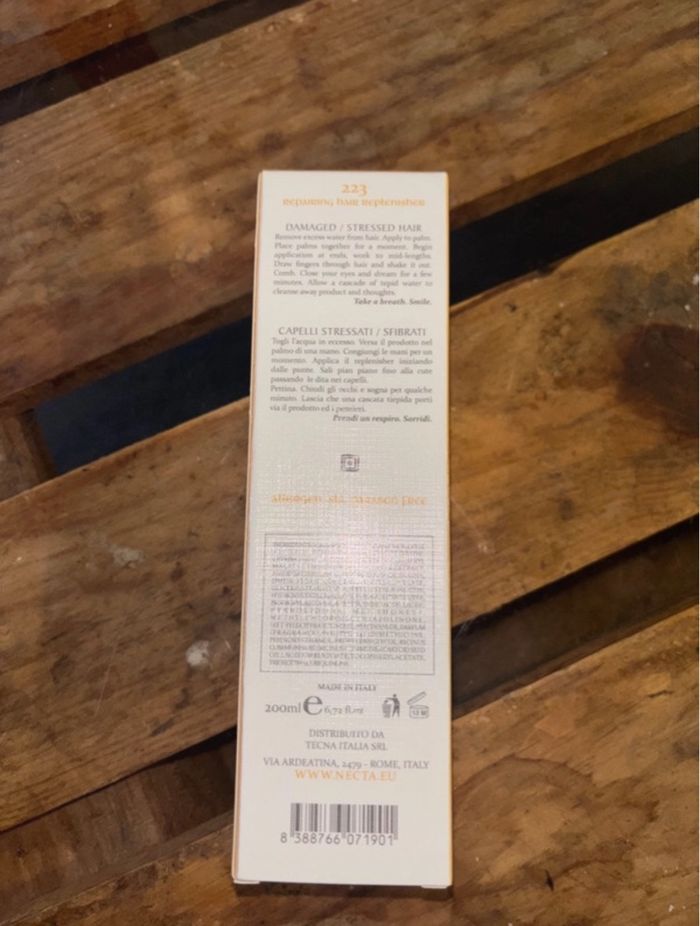 Soin réparateur capillaire