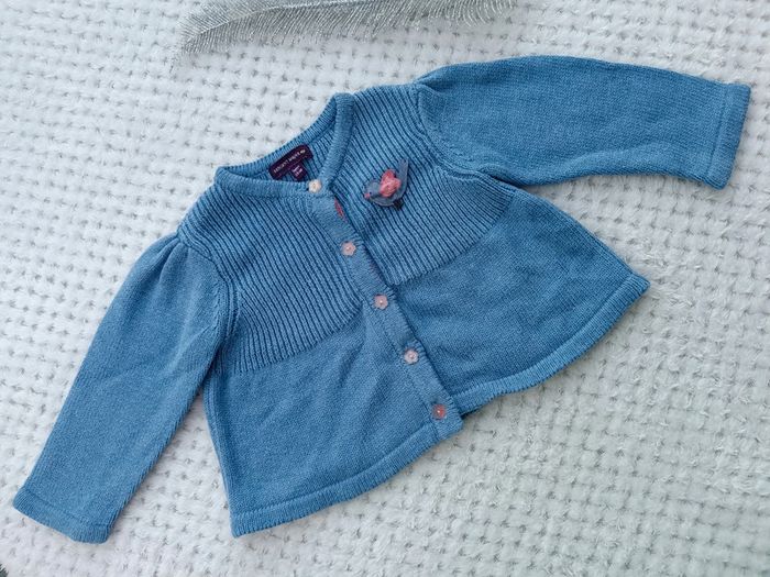 🔸Gilet Fille Sergent Major Bleu 3 Mois🔸 - photo numéro 3