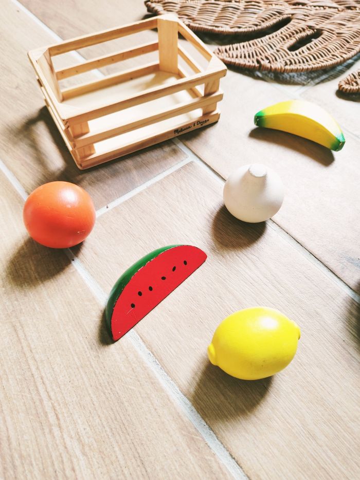 🍉Dinette petite cagette aliments fruits et légumes en bois marque Melissa et Doug - photo numéro 3