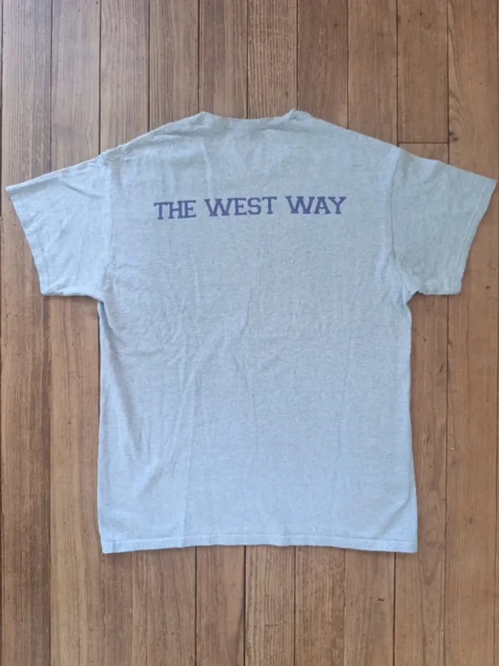 T-shirt universitaire football cherry hill west gris Taille M - photo numéro 3