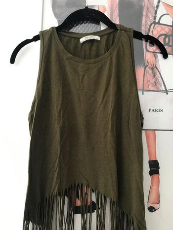 Top court franges Bershka S