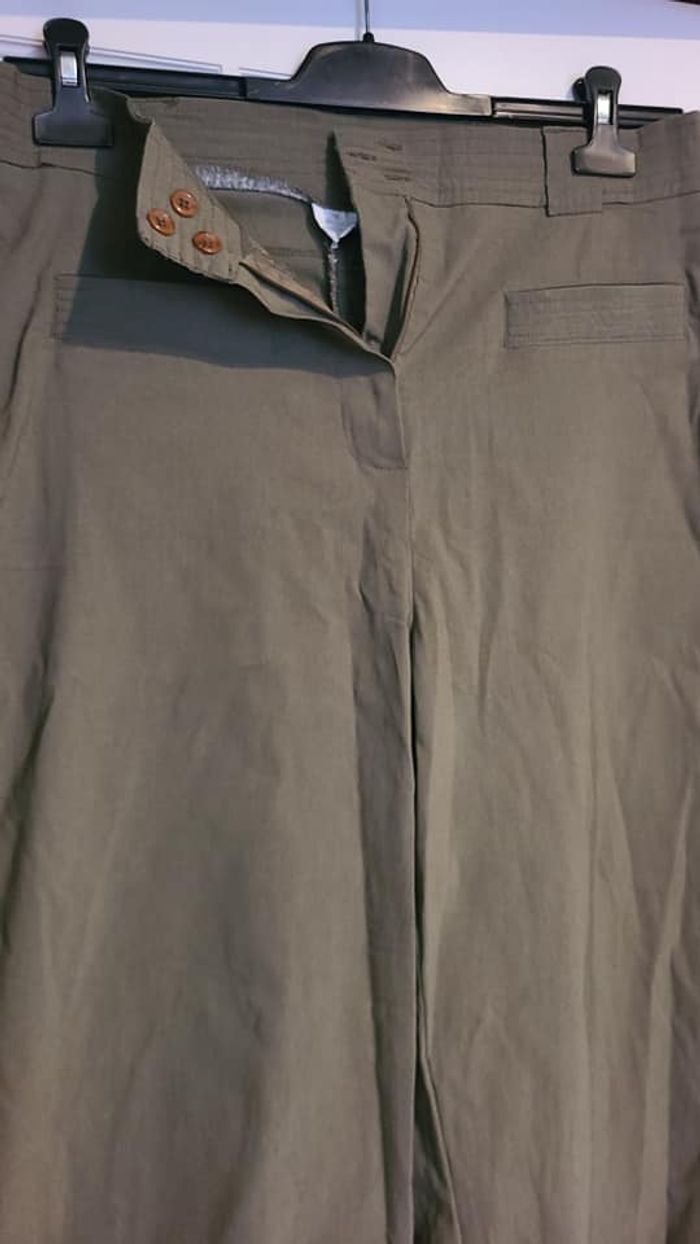 pantacourt large kaki taille 46 - photo numéro 4