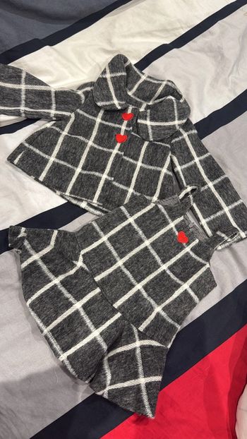 Ensemble robe et manteau 12mois - neuf