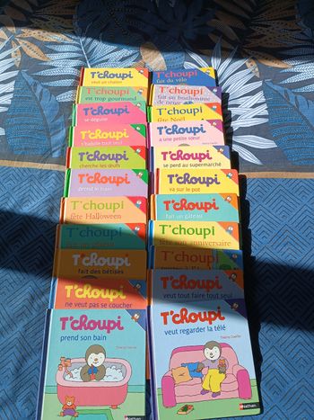 Lot 22 livres T'choupi 