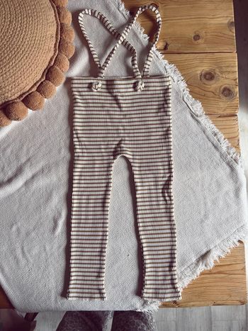 Legging mixte Zara Home rayé à brettelles 3 4 ans 104 cm neuf