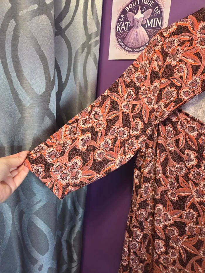 Robe manches 3/4 M&S Mode – T48 – Neuve - photo numéro 3
