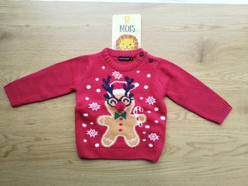 Pull noël 12 mois