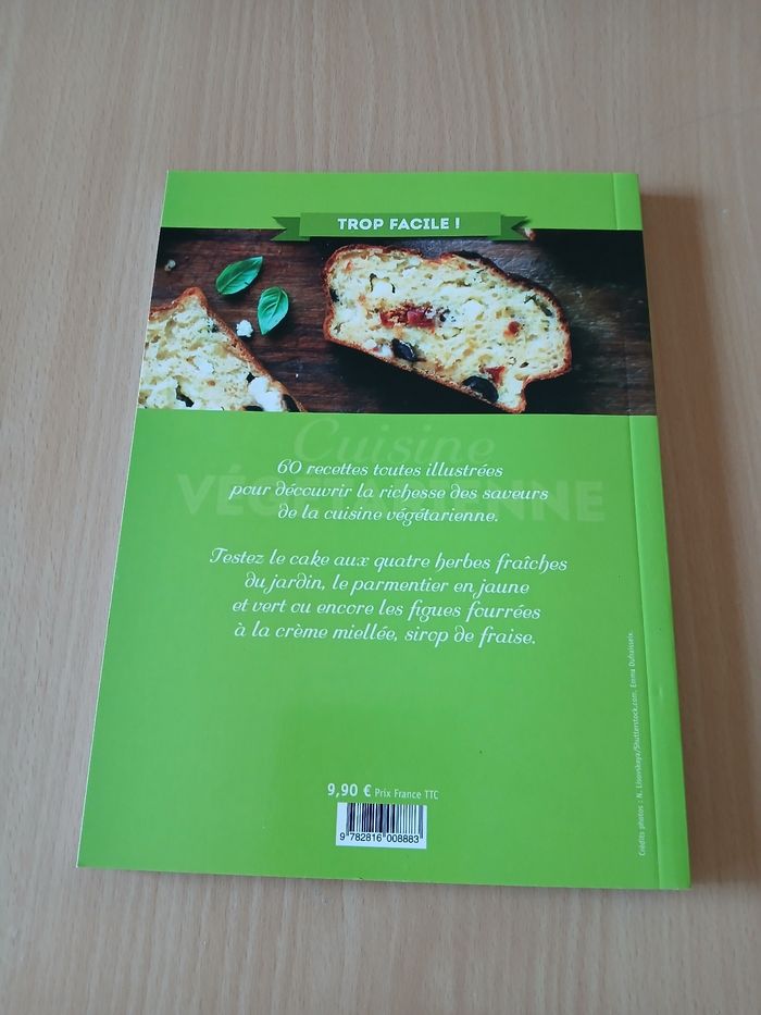 Livre cuisine végétarienne - photo numéro 2