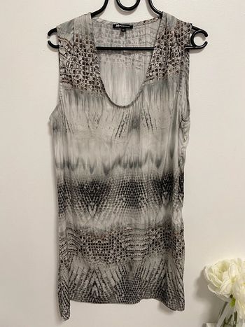 Mosquitos tunique 42 XL motif serpent gris