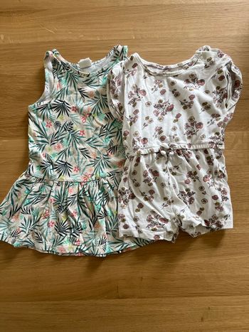 Lot 2 tenues été fille 6-9mois