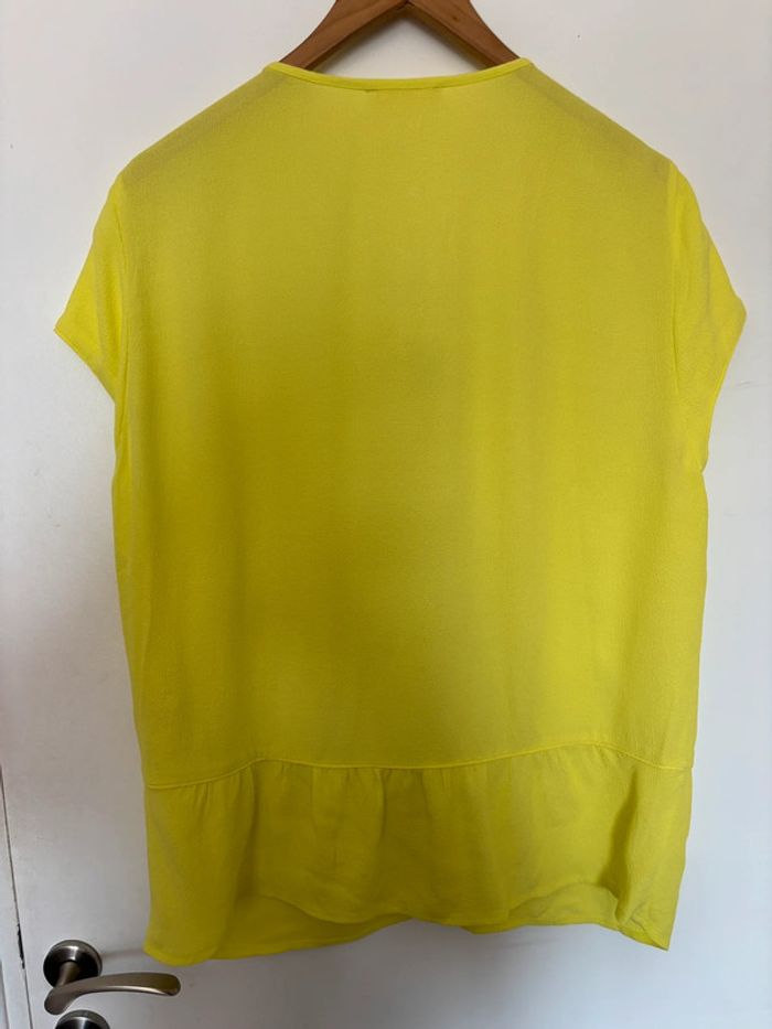 💐🌼nouveauté 🌼💐Joli haut jaune à lacets ba&sh 38 - photo numéro 3