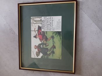 tableau Rule XI 32 x 27 cm cadre bois marron et doré Lady Clare