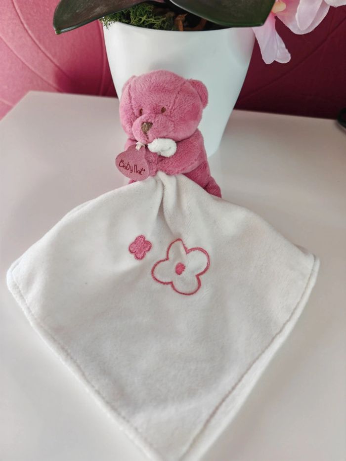 Doudou ours baby nat
