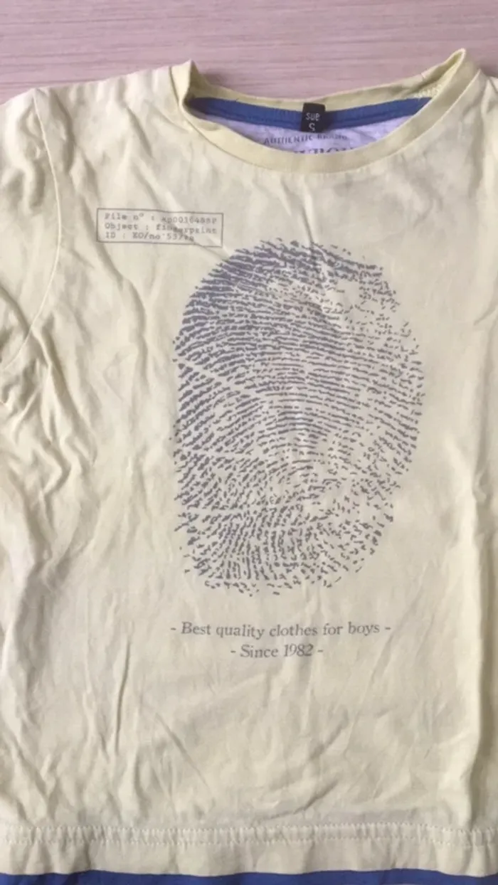 T-shirt imprimé empreinte - photo numéro 2
