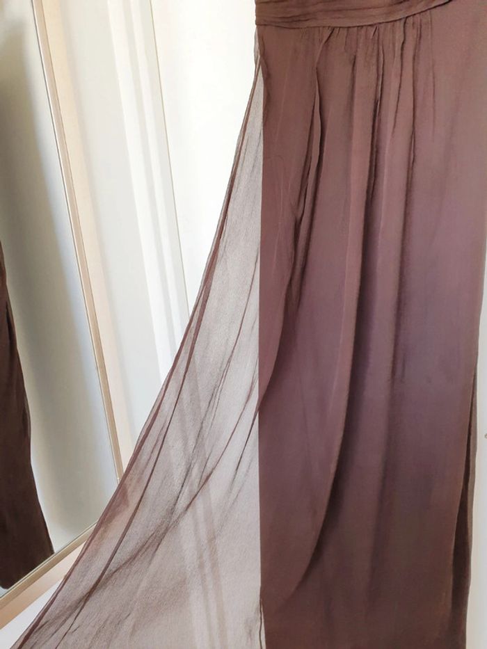 Robe Soirée Mariage Fête 100% Soie Taille 40 - photo numéro 6