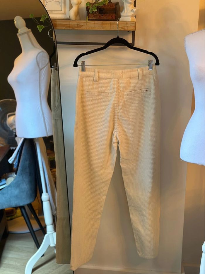 Pantalon velours côtelé écru taille 38 - La Petite Étoile Paris - photo numéro 7